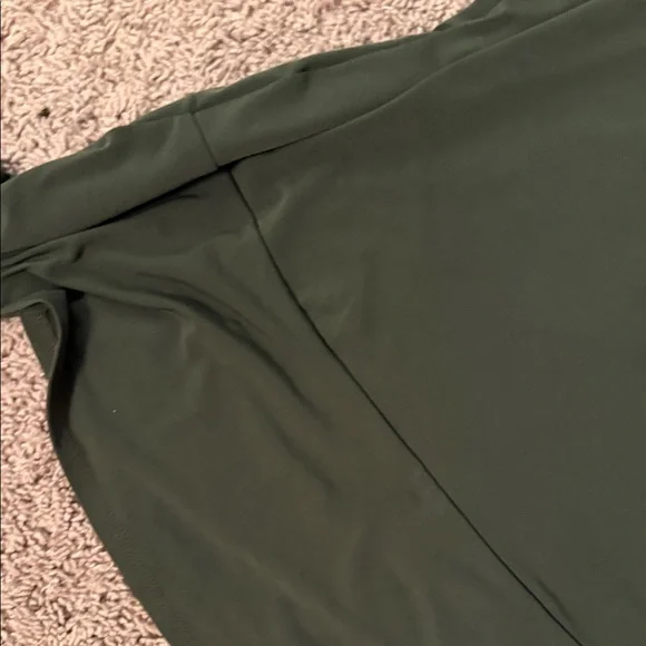 LOFT Forest Green Mini Dress - Picture 5 of 5